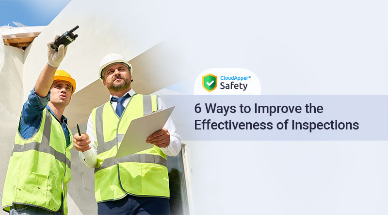 Improve effectiveness of workplace inspections